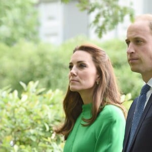 Le prince William et la duchesse Catherine de Cambridge au Chelsea Flower Show 2016 à Londres, le 23 mai 2016.