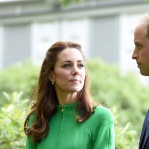 Le prince William et la duchesse Catherine de Cambridge au Chelsea Flower Show 2016 à Londres, le 23 mai 2016.