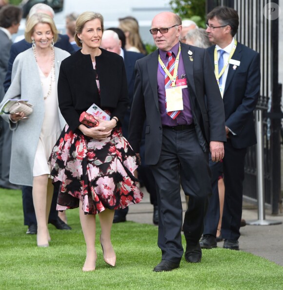 La comtesse Sophie de Wessex au Chelsea Flower Show 2016 à Londres, le 23 mai 2016.