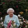 La reine Elizabeth II au Chelsea Flower Show, dont elle est la marraine, le 23 mai 2016.