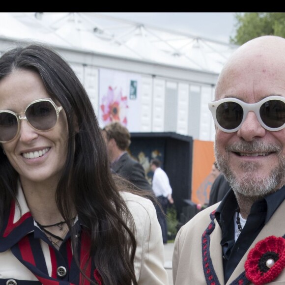 Demi Moore et Eric Buterbaugh au Chelsea flower show à Londres le 23 mai 2016. © Stephen Lock/i-Images via ZUMA Wire / Bestimage