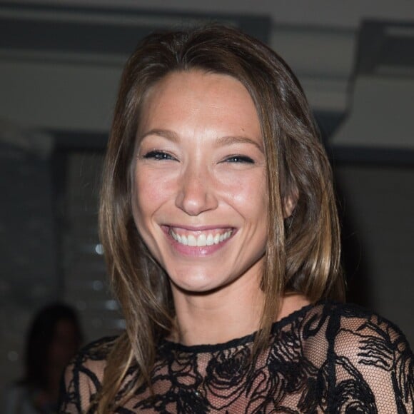 Laura Smet - People au défilé de mode "Jean Paul Gaultier", collection Haute-Couture automne-hiver 2015/2016, au siège de la marque Jean-Paul Gaultier à Paris, le 8 juillet 2015