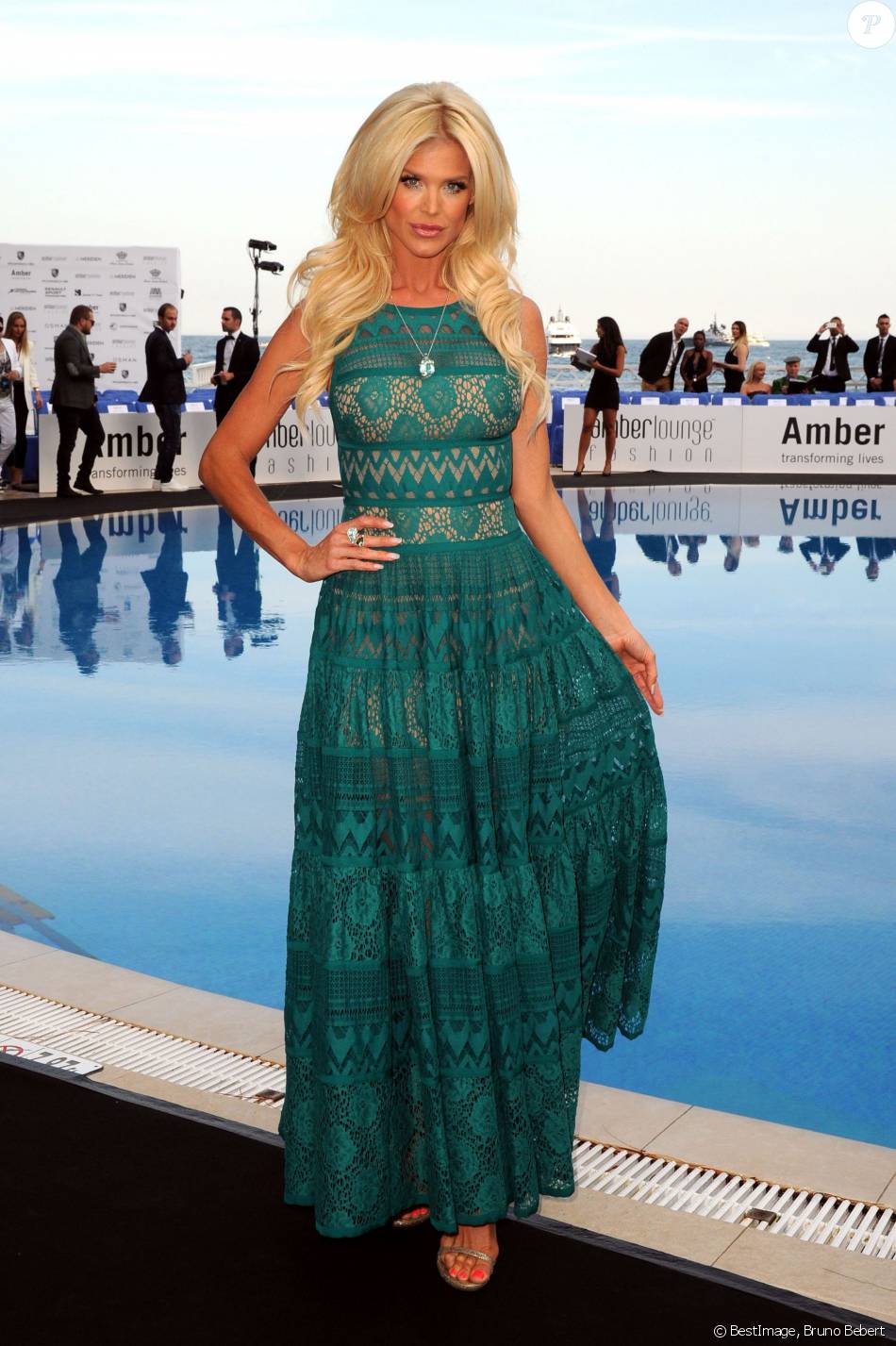 Victoria Silvstedt - Soirée Amber Lounge au Meridien Beach Plaza, dans