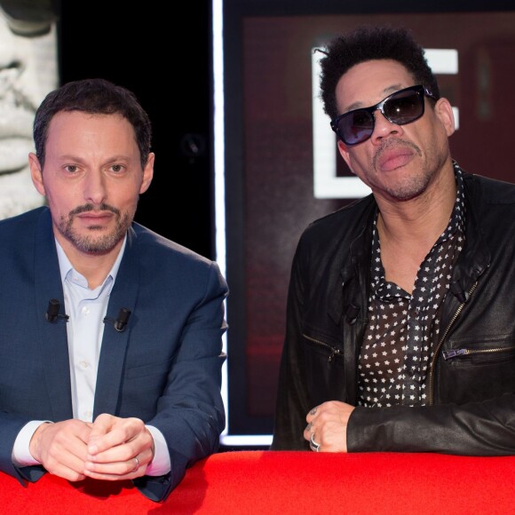 Exclusif - Enregistrement de l'émission "Le Divan" présentée par Marc-Olivier Fogiel avec JoeyStarr, qui sera diffusée le 31 mai sur France 3. Le 13 mai 2016 © Romuald Meigneux / Bestimage