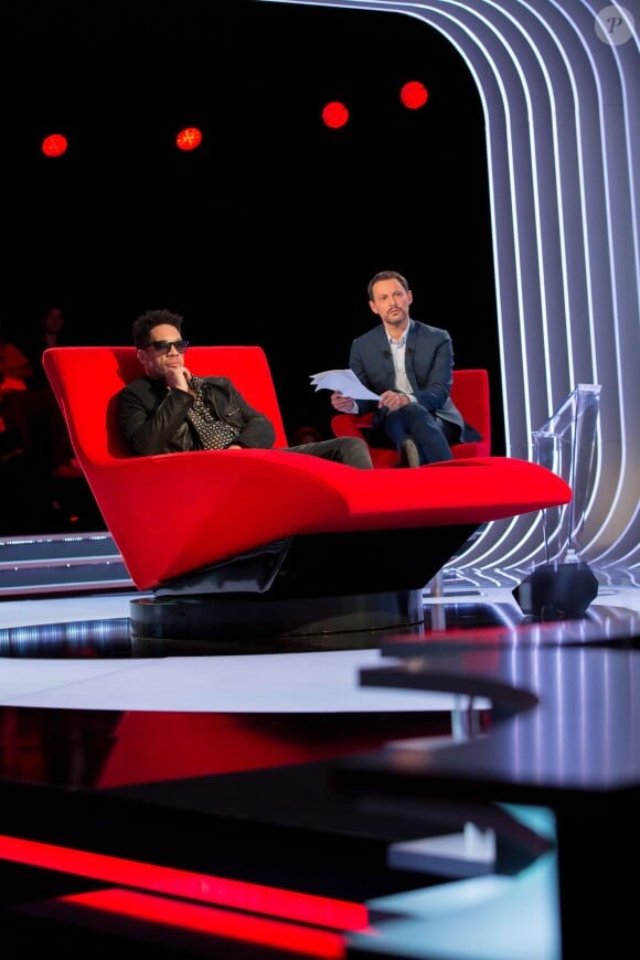 Exclusif - Enregistrement de l'émission "Le Divan" présentée par Marc-Olivier Fogiel avec JoeyStarr en invité, qui sera diffusée le 31 mai sur France 3. Le 13 mai 2016 © Romuald Meigneux / Bestimage