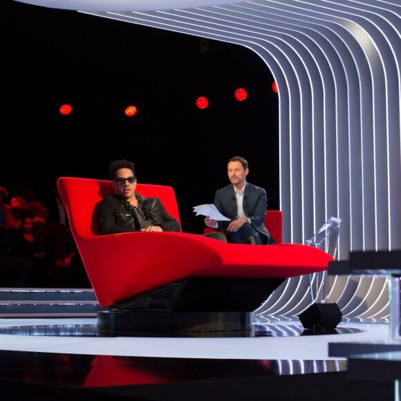 Exclusif - Enregistrement de l'émission "Le Divan" présentée par Marc-Olivier Fogiel avec JoeyStarr en invité, qui sera diffusée le 31 mai sur France 3. Le 13 mai 2016 © Romuald Meigneux / Bestimage