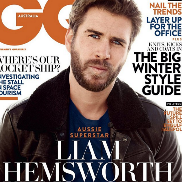 Retrouvez l'intégralité de Liam Hemsworth et ses confidences sur son couple avec Miley Cyrus dans le magazine GQ Australia en kiosques, ce mois-ci.