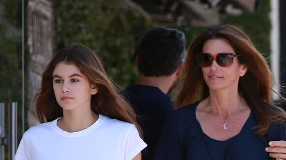 Cindy Crawford et Kaia : Journée shopping pour les deux beautés