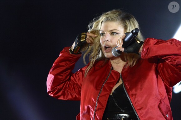 Fergie en concert à Hanovre en Allemagne. Il y a longtemps que l'on ne l'avait pas vue sur scène, Fergie additionne les concerts alors que son mari Josh Duhamel s'occupe de leur fils Axl. Le 28 mai 2016 © Future-Image via Bestimage