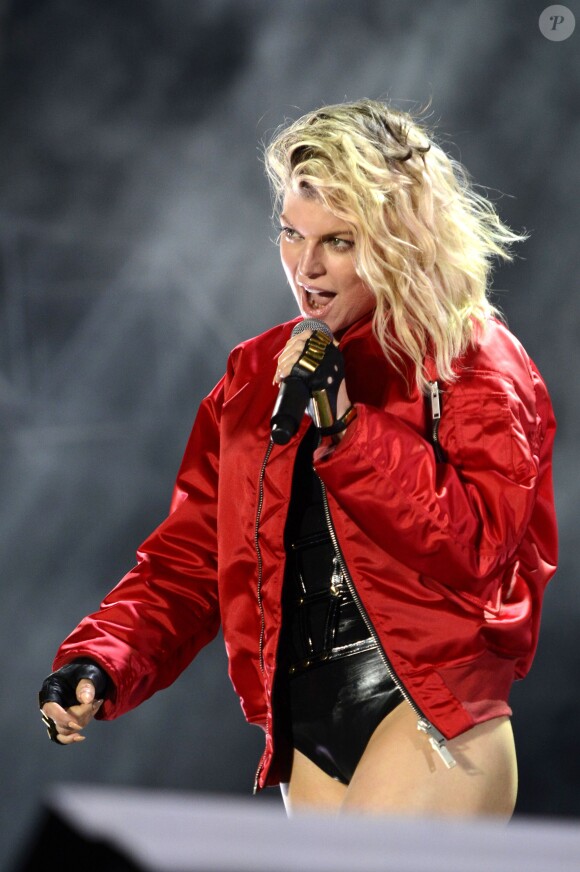 Fergie en concert à Hanovre en Allemagne. Il y a longtemps que l'on ne l'avait pas vue sur scène, Fergie additionne les concerts alors que son mari Josh Duhamel s'occupe de leur fils Axl. Le 28 mai 2016 © Future-Image via Bestimage