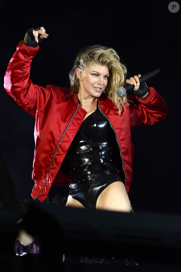 Fergie en concert à Hanovre en Allemagne. Il y a longtemps que l'on ne l'avait pas vue sur scène, Fergie additionne les concerts alors que son mari Josh Duhamel s'occupe de leur fils Axl. Le 28 mai 2016 © Future-Image via Bestimage