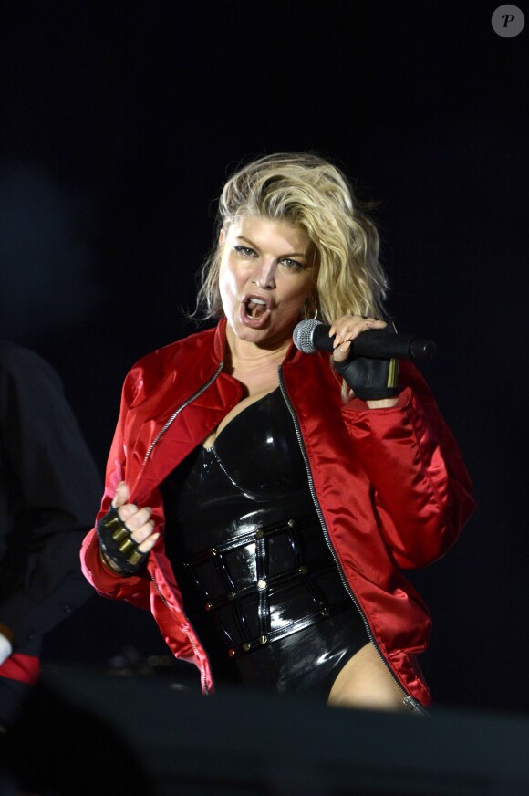 Fergie en concert à Hanovre en Allemagne. Il y a longtemps que l'on ne l'avait pas vue sur scène, Fergie additionne les concerts alors que son mari Josh Duhamel s'occupe de leur fils Axl. Le 28 mai 2016 © Future-Image via Bestimage