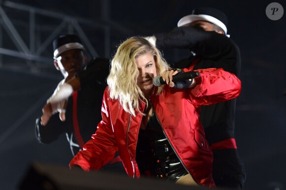 Fergie en concert à Hanovre en Allemagne. Il y a longtemps que l'on ne l'avait pas vue sur scène, Fergie additionne les concerts alors que son mari Josh Duhamel s'occupe de leur fils Axl. Le 28 mai 2016 © Future-Image via Bestimage