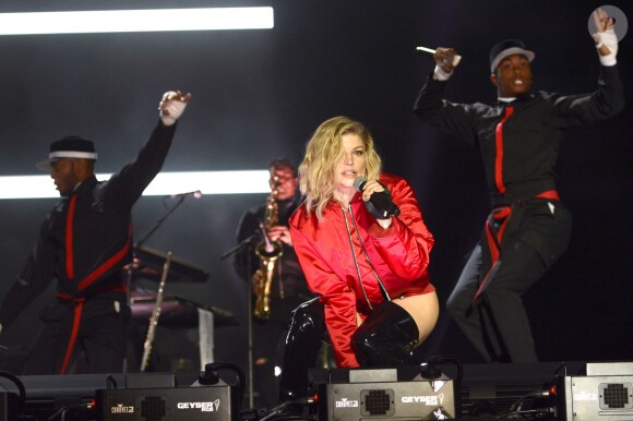 Fergie en concert à Hanovre en Allemagne. Il y a longtemps que l'on ne l'avait pas vue sur scène, Fergie additionne les concerts alors que son mari Josh Duhamel s'occupe de leur fils Axl. Le 28 mai 2016 © Future-Image via Bestimage