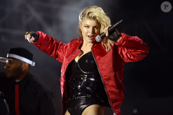 Fergie en concert à Hanovre en Allemagne. Il y a longtemps que l'on ne l'avait pas vue sur scène, Fergie additionne les concerts alors que son mari Josh Duhamel s'occupe de leur fils Axl. Le 28 mai 2016 © Future-Image via Bestimage