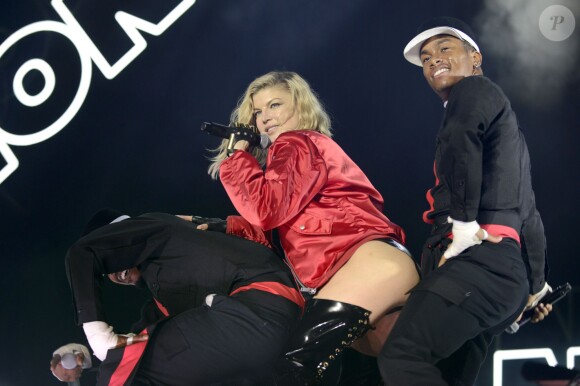Fergie en concert à Hanovre en Allemagne. Il y a longtemps que l'on ne l'avait pas vue sur scène, Fergie additionne les concerts alors que son mari Josh Duhamel s'occupe de leur fils Axl. Le 28 mai 2016 © Future-Image via Bestimage