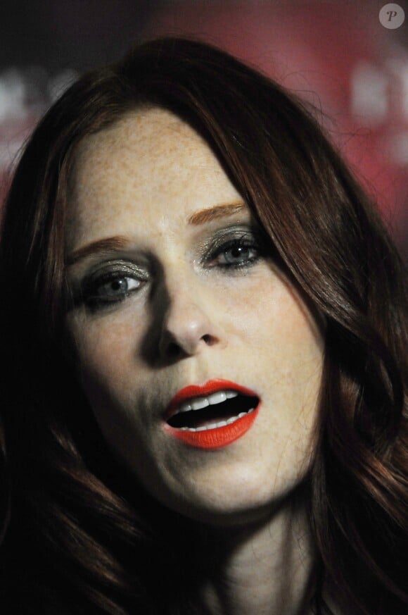 Audrey Fleurot lors de la première de L'Idéal au Grand Rex, Paris, le 30 mai 2016.