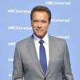 Arnold Schwarzenegger arrive au "2016 NBCUniversal Upfront" au Radio City Music Hall à New York, le 16 mai 2016.