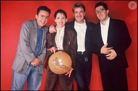 Les Nuls : Dominique Farrugia, Chantal Lauby, Bruno Carette et Alain Chabat (1988)