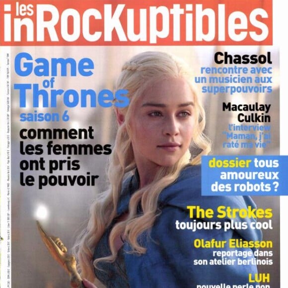 Couverture du magazine "Les Inrockuptibles" édition du 1er au 7 juin 2016