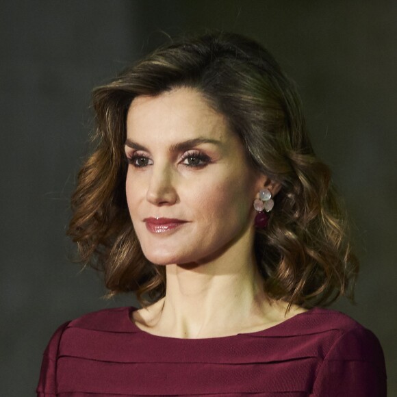 La reine Letizia d'Espagne à Palencia le 1er juin 2016 pour la cérémonie de remise des Prix Nationaux de la Culture © Jack Abuin via ZUMA Wire / Bestimage