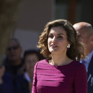 La reine Letizia d'Espagne à Palencia le 1er juin 2016 pour la cérémonie de remise des Prix Nationaux de la Culture © Jack Abuin via ZUMA Wire / Bestimage