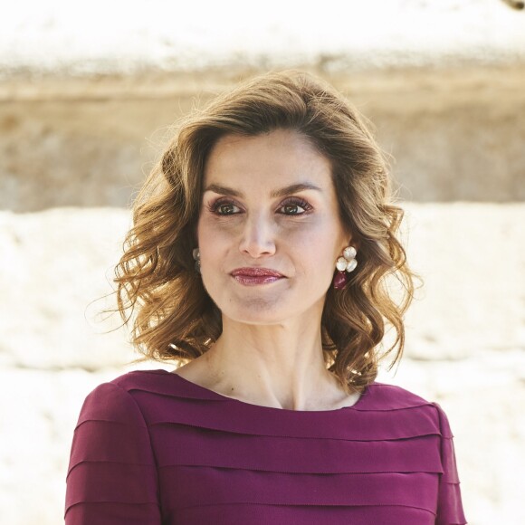 La reine Letizia d'Espagne à Palencia le 1er juin 2016 pour la cérémonie de remise des Prix Nationaux de la Culture © Jack Abuin via ZUMA Wire / Bestimage