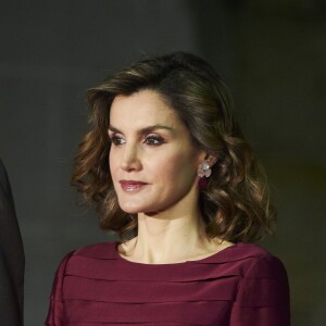 La reine Letizia d'Espagne à Palencia le 1er juin 2016 pour la cérémonie de remise des Prix Nationaux de la Culture © Jack Abuin via ZUMA Wire / Bestimage