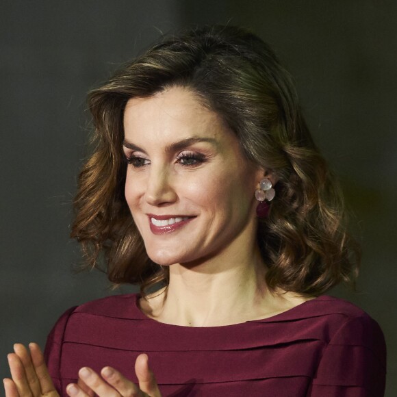 La reine Letizia d'Espagne à Palencia le 1er juin 2016 pour la cérémonie de remise des Prix Nationaux de la Culture © Jack Abuin via ZUMA Wire / Bestimage