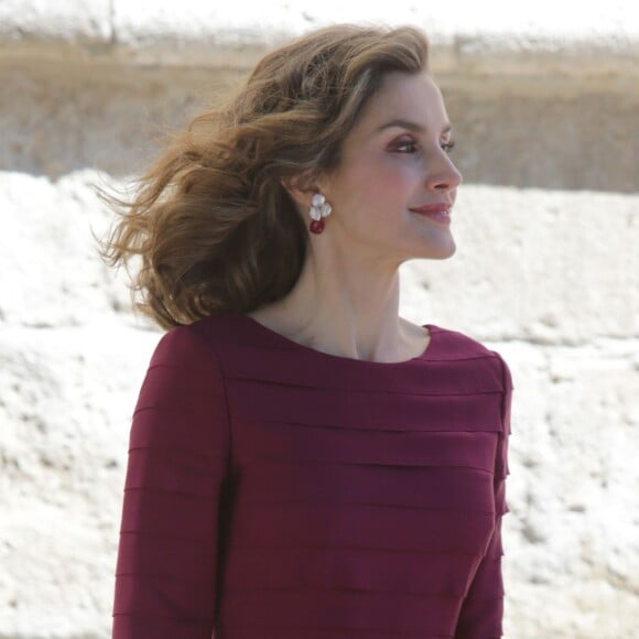 Letizia d'Espagne à Palencia le 1er juin 2016 pour la cérémonie de remise des Prix Nationaux de la Culture