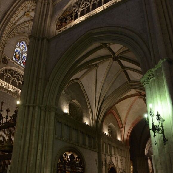 Le roi Felipe VI et la reine Letizia d'Espagne présidaient le 1er juin 2016 en la cathédrale de Palencia la cérémonie de remise des Prix Nationaux de la Culture