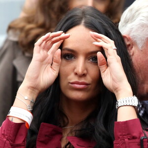 Jade Lagardére - People dans les tribunes des internationaux de France de tennis à Roland Garros le 1er juin 2016. © Dominique Jacovides / Bestimage