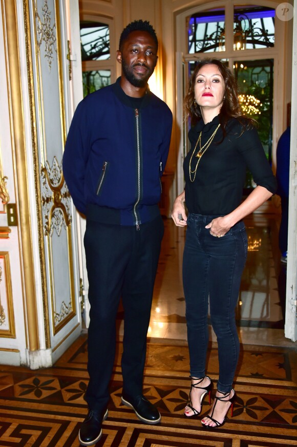 Thomas Njijol et sa compagne Karole Rocher au dîner de gala caritatif pour l'association "Autistes Sans Frontières" à l'hôtel Marcel Dassault à Paris, le 2 juin 2016. © Gorassini Giancarlo/Bestimage