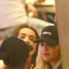 Justin Bieber et Rita Ora mangent un morceau au restaurant Kitchen 24 après avoir passé la soirée au club Warwick. Los Angeles, le 2 juin 2016