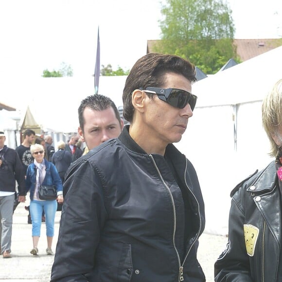 Semi-exclusif - Le chanteur Renaud et Jean-Luc Lahaye assistent au "Motordays" à Gérardmer le 29 mai 2016. Renaud était le parrain de cette seconde édition. © Patrick Carpentier/Bestimage29/05/2016 - Gérardmer