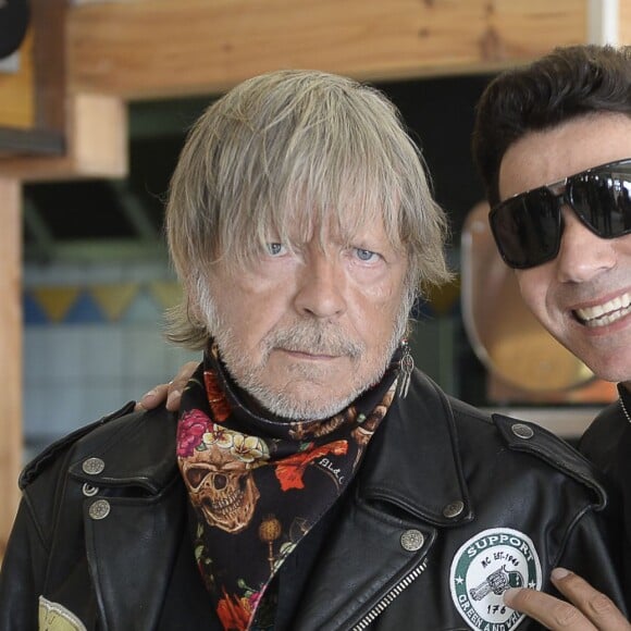 Semi-exclusif - Le chanteur Renaud et Jean-Luc Lahaye assistent au "Motordays" à Gérardmer le 29 mai 2016. Renaud était le parrain de cette seconde édition. © Patrick Carpentier/Bestimage29/05/2016 - Gérardmer