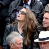 Anne-Claire Coudray et son compagnon Nicolas Vix dans les tribunes des internationaux de France de Roland Garros à Paris le 4 juin 2016. © Moreau - Jacovides / Bestimage04/06/2016 - Paris