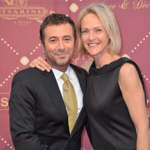 Bernard Montiel et Alexandra Vandernoot - Cérémonie des "Gold prix de la TNT 2016" au Théâtre Bobino à Paris le 6 juin 2016. © Perusseau/Veeren/Bestimage