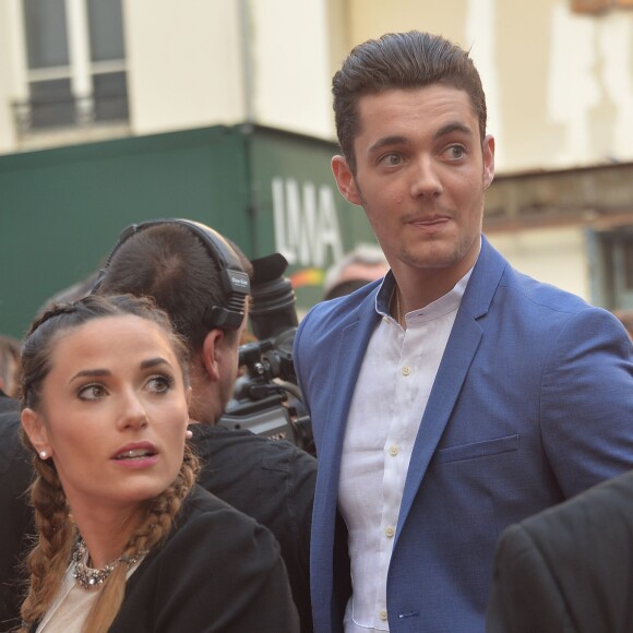 Louis Sarkozy et sa compagne Capucine Anav - Cérémonie des "Gold prix de la TNT 2016" au Théâtre Bobino à Paris le 6 juin 2016. © Perusseau/Veeren/Bestimage