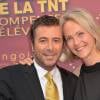 Bernard Montiel et Alexandra Vandernoot - Cérémonie des "Gold prix de la TNT 2016" au Théâtre Bobino à Paris le 6 juin 2016. © Perusseau/Veeren/Bestimage
