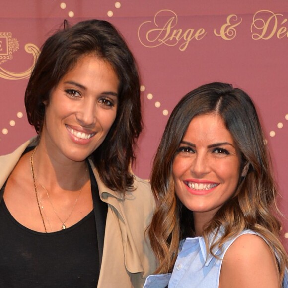 Laurie Cholewa et Amélie Bitoun - Cérémonie des "Gold prix de la TNT 2016" au Théâtre Bobino à Paris le 6 juin 2016. © Perusseau/Veeren/Bestimage
