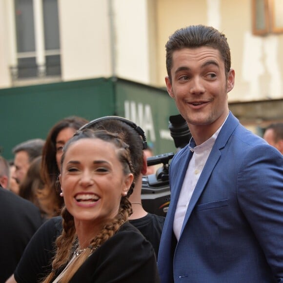 Louis Sarkozy et sa compagne Capucine Anav - Cérémonie des "Gold prix de la TNT 2016" au Théâtre Bobino à Paris le 6 juin 2016. © Perusseau/Veeren/Bestimage