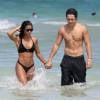 Austin Mahone et sa petite amie Katya Elise Henry se baignent à Miami, le 4 juin 2016.