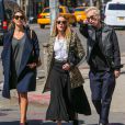 Amber Heard est allée déjeuner avec des amis, dont Io, à New York, le 16 avril 2015.