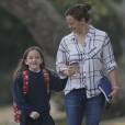 Jennifer Garner se promène avec sa fille Seraphina à Santa Monica, le 3 juin 2016