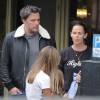 Ben Affleck, Jennifer Garner et leurs enfants Violet, Seraphina et Samuel à Londres le 26 mai 2016.