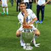 Cristiano Ronaldo et le Real Madrid remportent la Champions League face à l'Atletico Madrid. Milan, le 28 mai 2016.