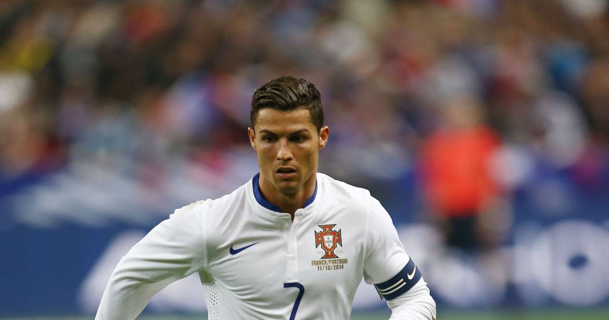 Cristiano Ronaldo lors du match amical France - Portugal au Stade de