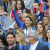 Isabelle Matuidi au match d'ouverture de l'Euro 2016, France-Roumanie au Stade de France, le 10 juin 2016. © Cyril Moreau/Bestimage10/06/2016 - Saint-Denis