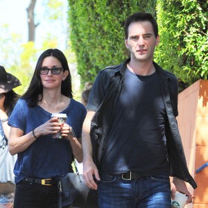 Courteney Cox et Johnny McDaid à Santa Monica le 27 mars 2015